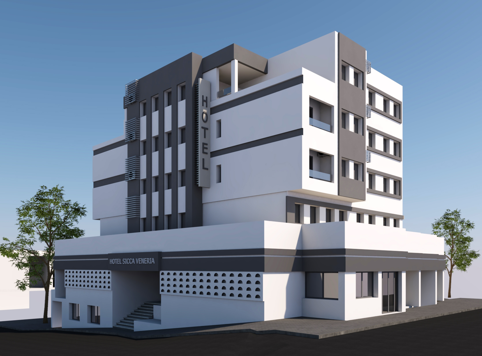 Réaménagement Hôtel Sicca Veneria 3*